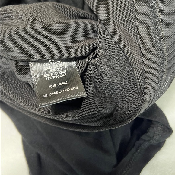 Torrid Black Ruched Bodycon Midi Skirt Plus Size 2X NWT - Picture 7 of 9